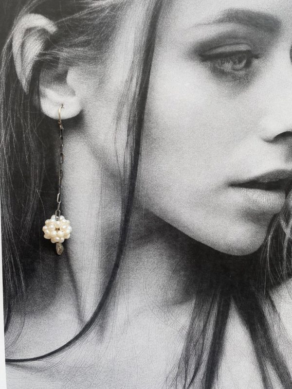 artisan pearl earrings